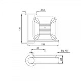 SOAP DISH HOLDER - ARTIZE FAUCET -  ( GRAPHITE - ONYX - 0x15 mm - 0.6inchX0.5inch )