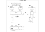 EXPOSED THERMOSTATIC BATH & SHOWER MIXER – 3-IN-1 SYSTEM WITH PROVISION FOR EXPOSED SHOWER PIPE CONNECTION - JAQUAR FAUCETS - (ANTIQUE BRONZE - THERMOSTATIC MIXERS - 0x15 mm - 0inchX0.5inch)