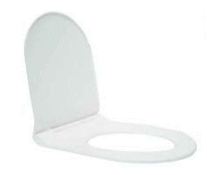 SOFT CLOSE SEAT COVER FOR 15951 - JAQUAR SWARE -  ( WHITE -  - 0x0 mm - 0inchx0inch )
