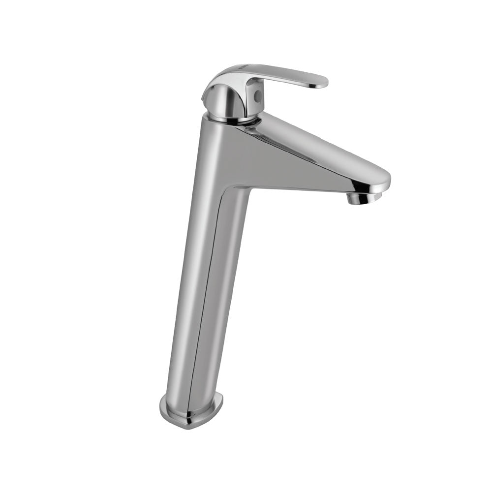 SINGLE LEVER TALL BOY W/O POPUP - ESSCO FAUCET -  ( CHROME - ORBIT - 0x15 mm - 0inchX0.5inch )