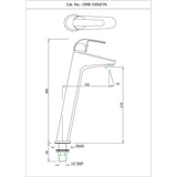 PILLAR COCK WITH EXT BODY - ESSCO FAUCET -  ( CHROME - ORBIT - 0x0 mm - 0inchx0inch )