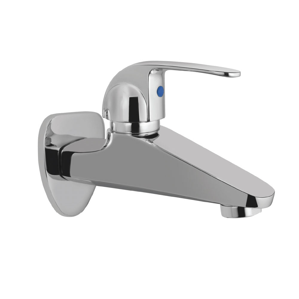 BIB COCK WITH WALL FLANGE - ESSCO FAUCET -  ( CHROME - ORBIT - 0x15 mm - 0inchX0.5inch )