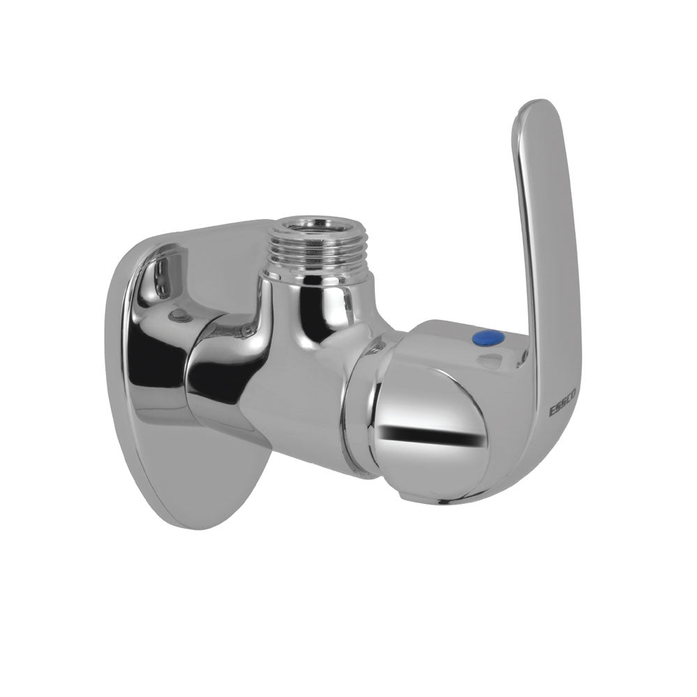 ANGULAR STOP COCK WITH WALL FLANGE - ESSCO FAUCET -  ( CHROME - ORBIT - 0x15 mm - 0inchX0.6inch )