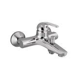 SINGLE LEVER WALL MIXER WITH PROVISION OF HAND SHOWER - ESSCO FAUCET -  ( CHROME - ORBIT - 0x15 mm - 0inchX0.5inch )
