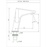 SWAN NECK TAP - ESSCO FAUCET -  ( CHROME - ORBIT - 0x0 mm - 0inchx0inch )