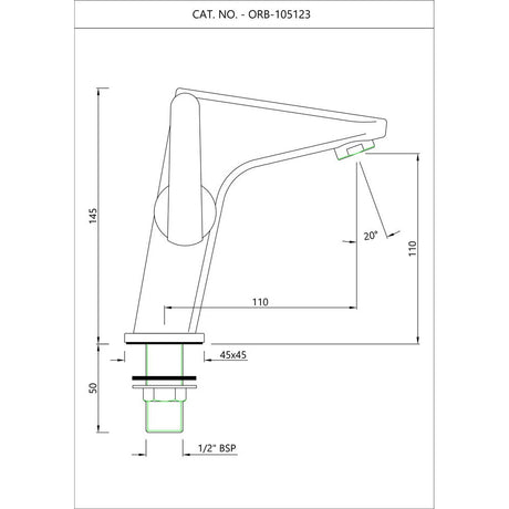 SWAN NECK TAP - ESSCO FAUCET -  ( CHROME - ORBIT - 0x0 mm - 0inchx0inch )