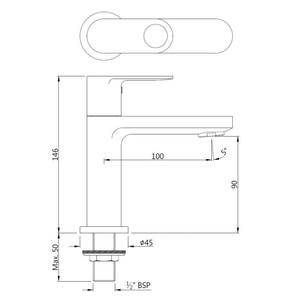 PILLAR COCK - JAQUAR FAUCETS -  ( CHROME - ORNAMIX PRIME - 0x15 mm - 0inchX0.5inch )