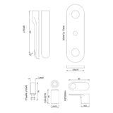 EXP.PARTS KIT FOR S/CON.STOP COCK&SPOUT - JAQUAR FAUCETS -  ( CHROME - ORNAMIX PRIME - 0x0 mm - 0inchx0inch )