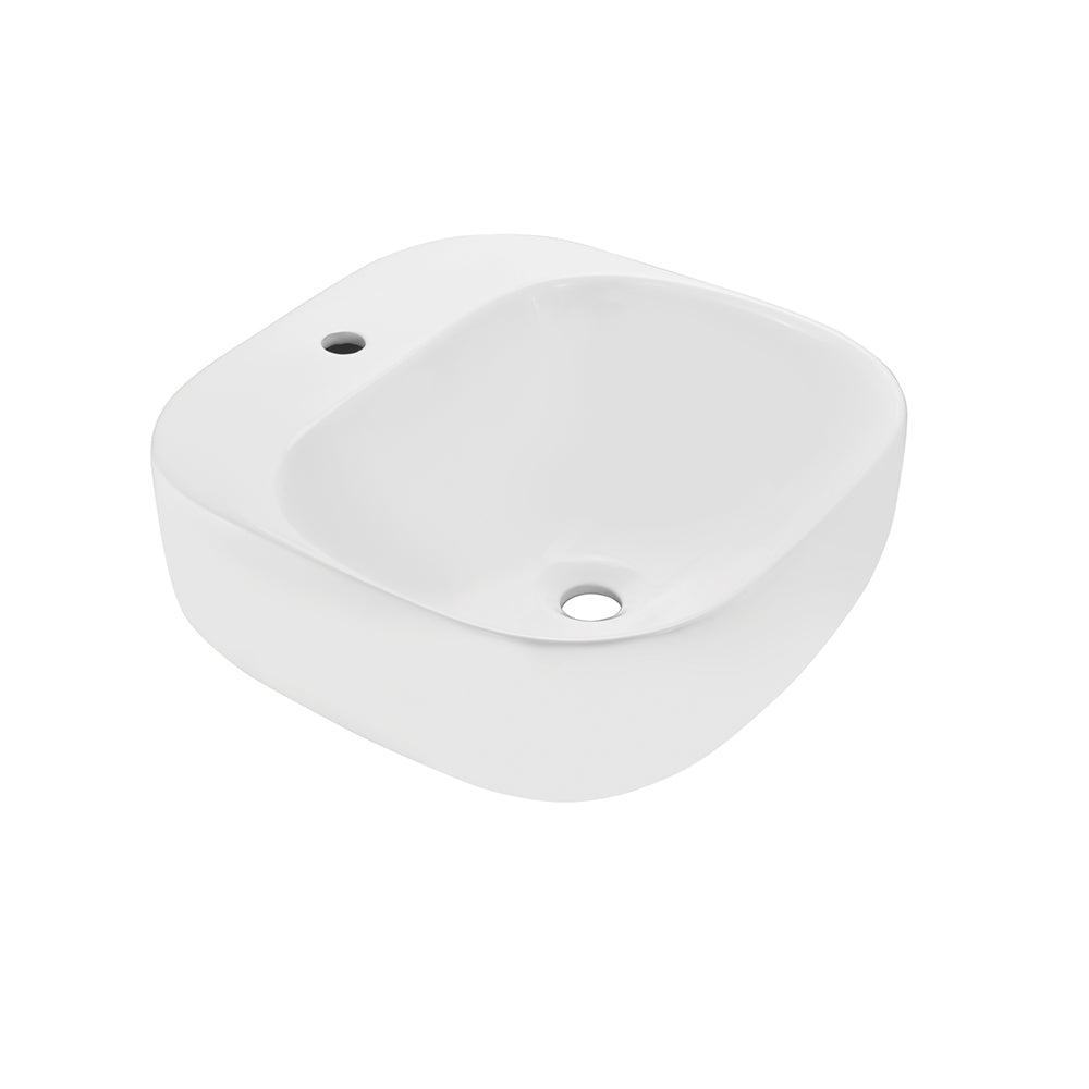 TABLE TOP WASH BASIN - ESSCO SWARE -  ( WHITE - ORBIT - 0x0 mm - 0inchx0inch )