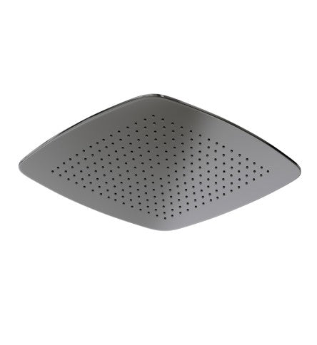 OVER HEAD SHOWER SQUARE - ARTIZE FAUCET -  ( BLACK CHROME - RAINJOY - 400x400 mm - 16inchX16inch )