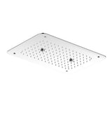 FALSE CEILING SHOWER 2 FUNC W/O KIT - ARTIZE FAUCET -  ( CHROME - RAINJOY - 370x250 mm - 15inchX10inch )