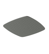 OVERHEAD SHOWER ROUND EDGE SQUARE HEAD - ARTIZE FAUCET -  ( GRAPHITE - RAINJOY - 350x350 mm - 14inchX14inch )