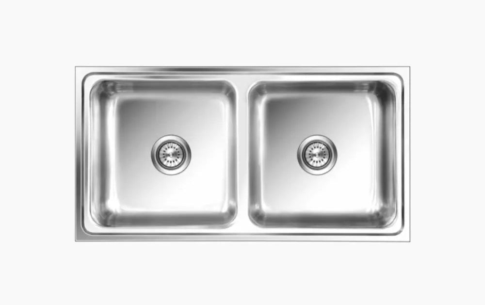 SS SINK 2.0 BOWL W/O DRAIN BOARD (DEPTH 9  )OPAL BIG - NIRALI -  ( ANTI-SCRATCH - SILENT SQUARE - 1040x545 mm - 41inchX21.5inch )