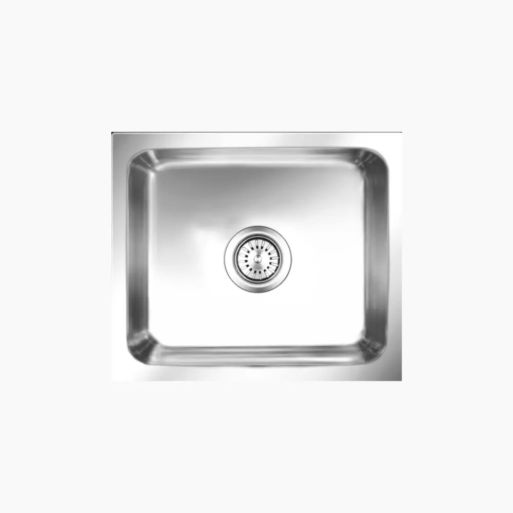 SS SINK 1.0 BOWL W/O DRAIN BOARD ( DEPTH 9.5INCH) ORBIS SUPER - NIRALI -  ( SATIN - ORBIS CLASSIC DESIGN/STELLAR LOOKS - 420x510 mm - 24inchX20inch )