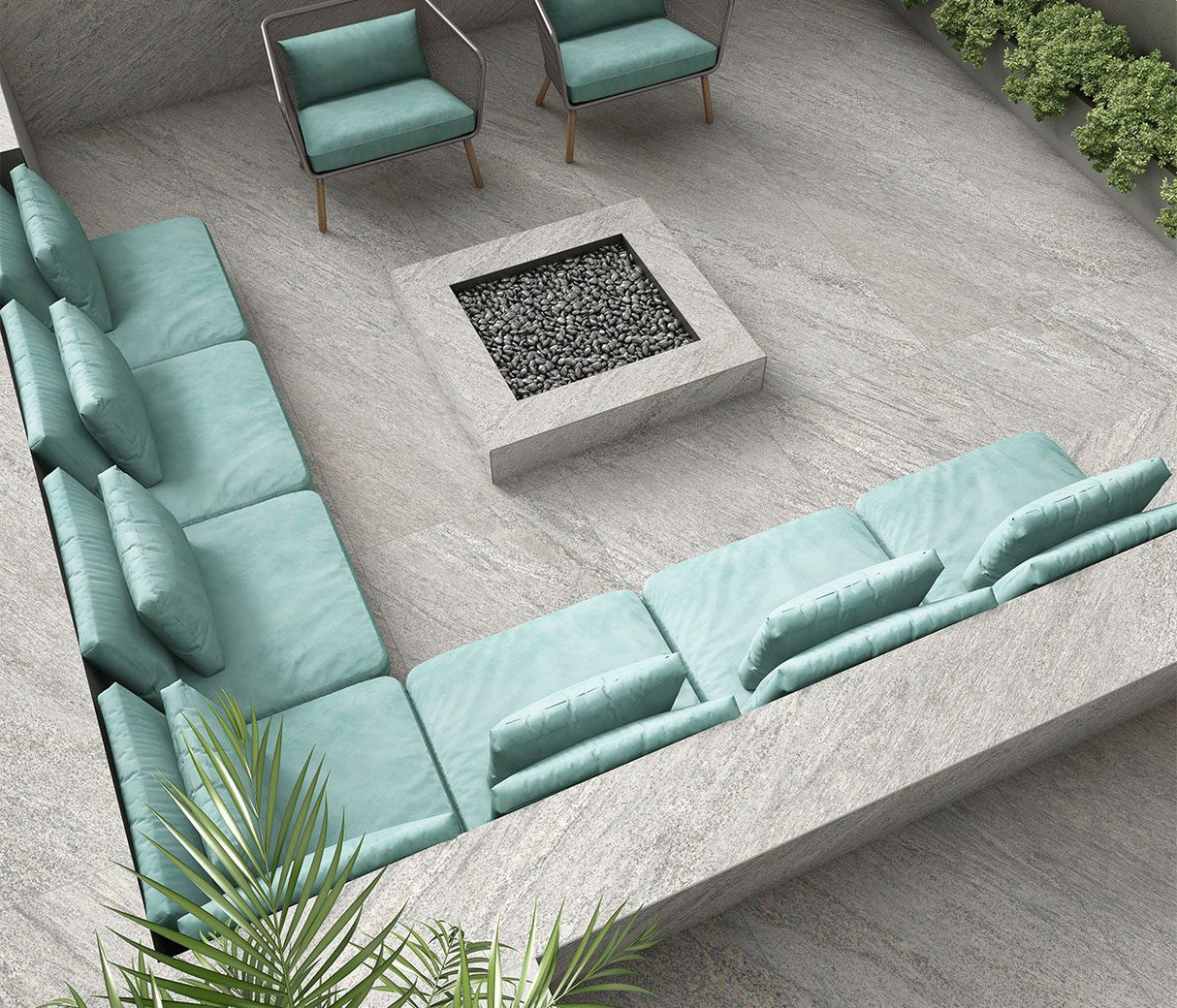INGRESSO GREY CRESTAMATTE - PORCEKO -  (  - ARDESIA DE INGRESSO - 3000x790x15 mm - 118.11inchX31.1inchX0.6inch )