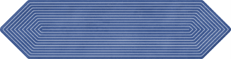 PICKET INDIGO DECOR - COLORTILE -  (  - PICKET GLOSSY - 300x75 mm - 12inchX3inch )