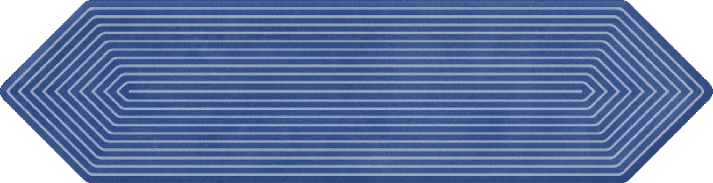 PICKET INDIGO DECOR - COLORTILE -  (  - PICKET GLOSSY - 300x75 mm - 12inchX3inch )