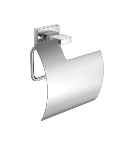 TOILET ROLL HOLDER W/FLAP - ARTIZE FAUCET -  ( CHROME - QUADRA - 0x0 mm - 0inchX0inch )