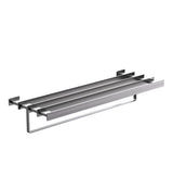 TOWEL RACK 600MM LONG WITH LOWER HANGER - ARTIZE FAUCET -  ( STAINLESS STEEL - QUADRA - 0x600 mm - 24inchX0inch )