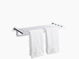DOUBLE TOWEL SHELF - KOHLER LUXURY -  ( POLISHED CHROME - LUXURY - 0x570 mm - 0inchX23inch )
