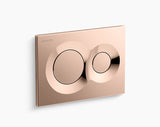 LYNK FACE PLATE (FLUSH PLATE)PNEUMATIC - KOHLER PREMIUM -  ( ROSE GOLD - PREMIUM - 0x0 mm - 0inchx0inch )