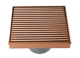 FLOOR DRAIN 5INCH - AUGA -  ( ROSE GOLD -  - 125x125 mm - 5inchX5inch )
