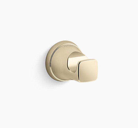 SINGLE ROBE HOOK - KOHLER POPULAR -  ( FRENCH GOLD - POPULAR - 0x0 mm - 0inchx0inch )