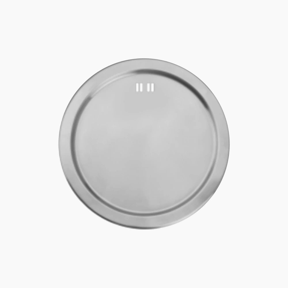 SS ROUND SINK FOR LID - NIRALI -  ( SATIN - D SIGNO - 0x455 mm - 0inchX17.5inch )