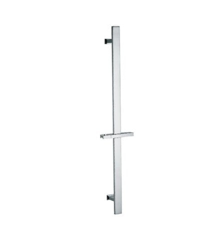 SLIDING RAIL FLAT SHAPE WITH HAND SHOWER HOLDER - ARTIZE FAUCET -  ( CHROME -  - 700x30 mm - 28inchX1.2inch )