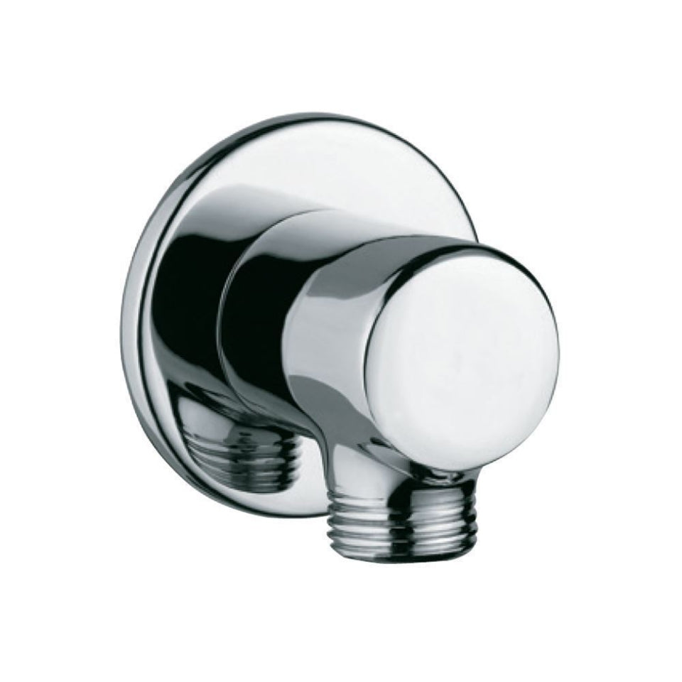 WALL OUTLET ROUND SHAPE WITH FLANGE - ARTIZE FAUCET -  ( CHROME -  - 0x15 mm - 0inchX0.5inch )