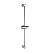 SLIDING RAIL LONG ROUND SHAPE WITH HAND SHOWER HOLDER - ARTIZE FAUCET -  ( CHROME -  - 600x19 mm - 24inchX0.76inch )