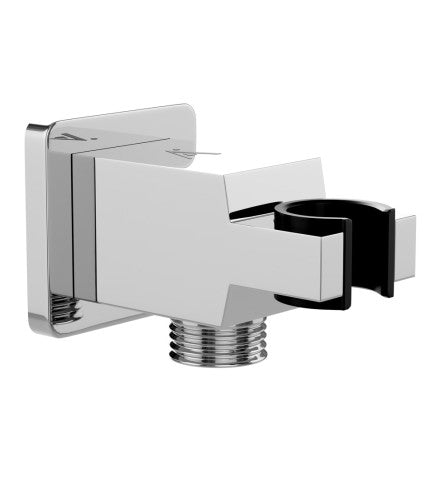WALL OUTLET WITH SHOWER HOOK IN SQUARE SHAPE - ARTIZE FAUCET -  ( CHROME -  - 0x15 mm - 0inchX0.5inch )