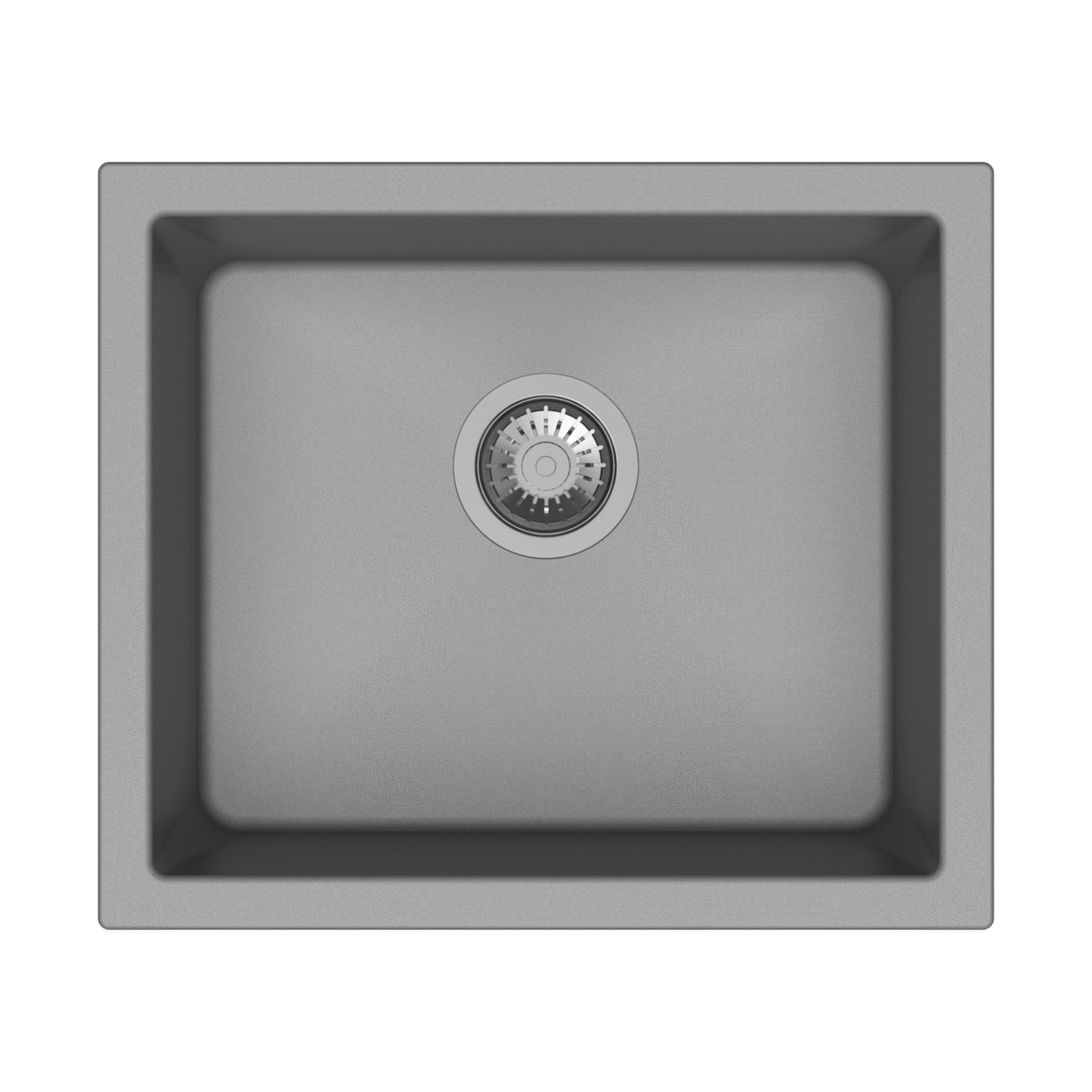 QUARTZ 1.0 BOWL W/O DRAIN BOARD (DEPTH 8INCH) - CARYSIL -  ( GRANITE METALLIC CROMA - MAGIC SALSA - 457x406 mm - 18inchX16inch )