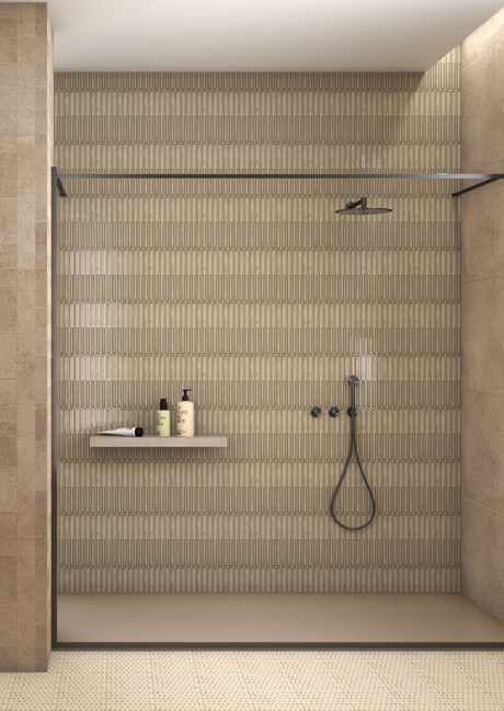 CONVEX SAND HL - INDIAN TILES -  (  - KERACER HIGH DEPTH DESIGNER TILES - 300x300x9 mm - 12inchX12inchX0.36inch )