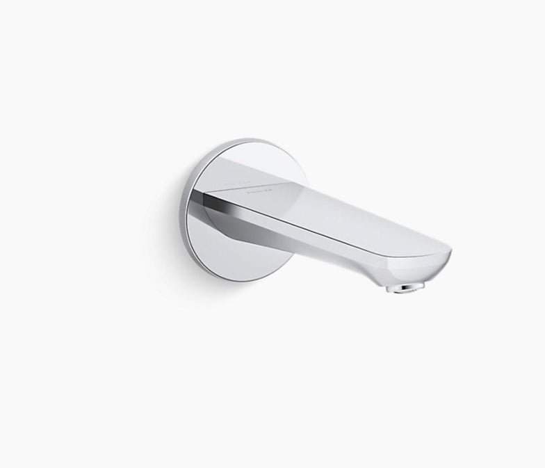 ALEO-PLAIN BATH SPOUT W/O DIVERTER - KOHLER PREMIUM -  ( POLISHED CHROME - PREMIUM - 0x0 mm - 0inchx0inch )