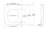 SLIM QUIET CLOSE S/C FOR 6098IN-S-K4 - KOHLER PREMIUM -  ( CASHMERE - PREMIUM - 0x0 mm - 0inchx0inch )