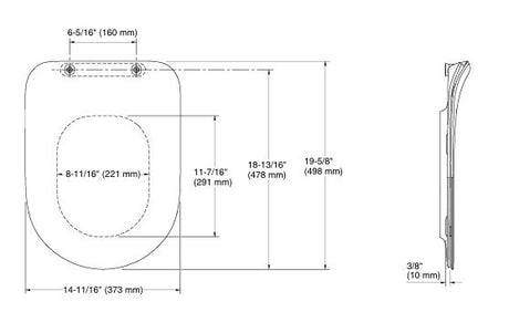 VIVE S/COVER FOR 26998IN-0 - KOHLER PREMIUM -  ( WHITE - PREMIUM - 0x0 mm - 0inchx0inch )
