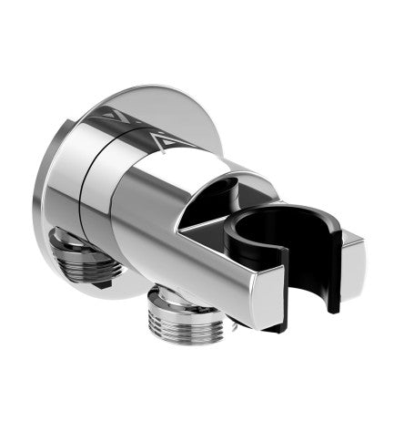 WALL OUTLET WITH SHOWER HOOK IN ROUND SHAPE - ARTIZE FAUCET -  ( CHROME -  - 0x15 mm - 0inchX0.5inch )