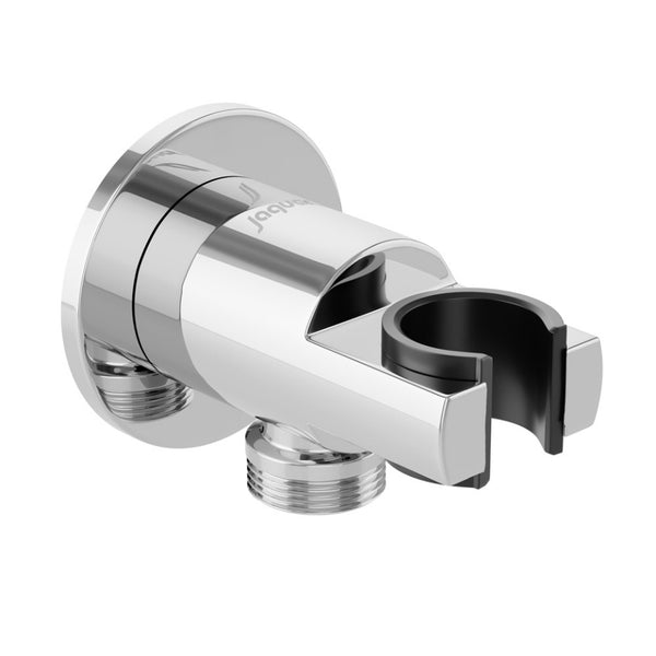 WALL OUTLET WITH SHOWER HOOK ROUND - JAQUAR FAUCETS - ( CHROME - SHOWER ACC. - 0x15 mm - 0inchX0.5inch )