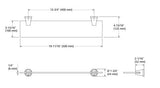 TOWEL SHELF IN FRENCH GOLD - KOHLER POPULAR -  ( FRENCH GOLD - POPULAR - 0x0 mm - 0inchx0inch )