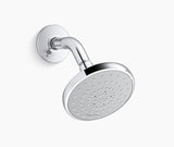 SINGLE FUNC.ROUND SWR HEAD W/ARM - KOHLER POPULAR -  ( POLISHED CHROME - POPULAR - 0x91 mm - 0inchX4inch )