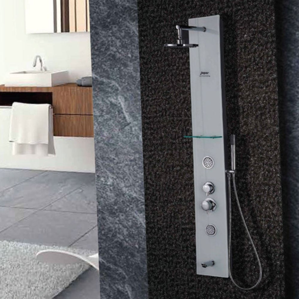 SHOWER PANEL - JAQUAR FAUCETS -  ( INFINITY WHITE - CURVE NEO - 1500x200 mm - 60inchX8inch )