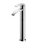 TALL BOY SL BASIN MIXER W/BRAIDED PIPES - ARTIZE FAUCET -  ( CHROME - SIGNAC - 0x15 mm - 0inchX0.5inch )