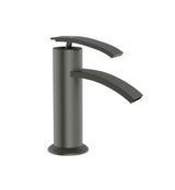 SL BASIN MIXER W/PIPES - ARTIZE FAUCET -  ( GRAPHITE - SIGNAC - 0x15 mm - 0inchX0.5inch )