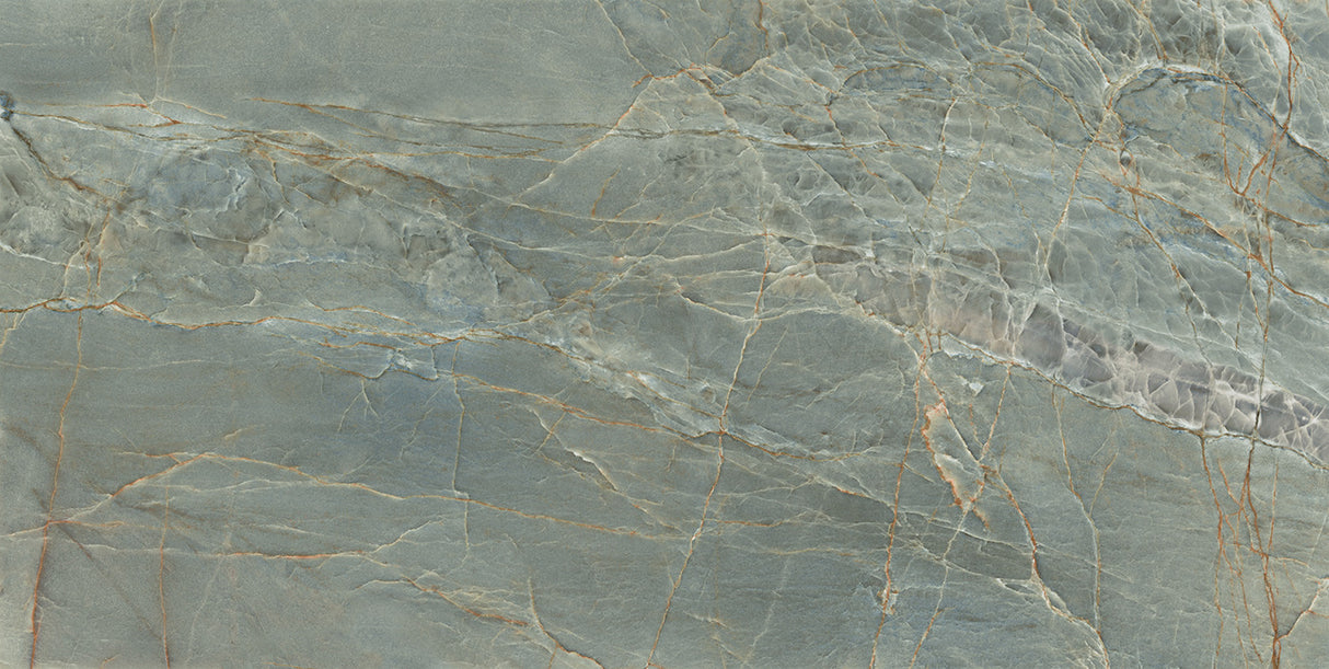 QUARZO VERDE AQUA THICKNESS 9MM - NEXION -  (  - SOFT NATURALE II - 1198x1198x mm - 48inchX48inchX0.36inch )