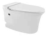 TANKLESS SINGLE PIECE WC S TRAP-300MM W/UF SOFT CLOSE SLIM SC - JAQUAR SWARE - ( WHITE - TANKLESS WC - 590x360 mm - 14.4inchX0inch )
