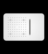 SS 3 FALSE CEILING RAIN SHWR W/INST. KIT - AQUANT -  ( CHROME -  - 370x250 mm - 14.8inchX10inch )