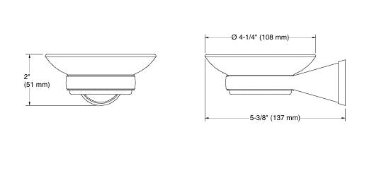 SOAP DISH - KOHLER POPULAR -  ( POLISHED CHROME - POPULAR - 0x0 mm - 0inchx0inch )