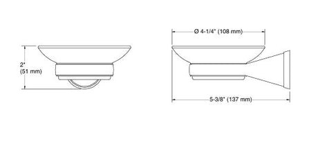 SOAP DISH - KOHLER POPULAR -  ( POLISHED CHROME - POPULAR - 0x0 mm - 0inchx0inch )
