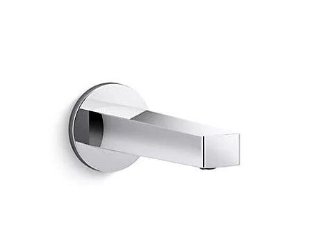 (PRUN)TAUT-PLAIN BATH SPOUT W/O DIVERTER - KOHLER POPULAR -  ( POLISHED CHROME - POPULAR - 0x0 mm - 0inchx0inch )